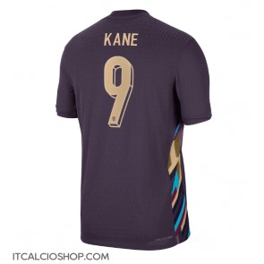 Inghilterra Harry Kane #9 Seconda Maglia Europei 2024 Manica Corta